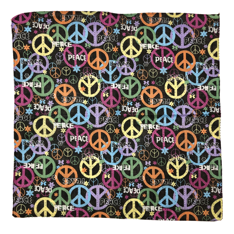 Peace Print Bandana