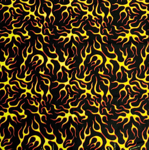 Black Flames Bandana