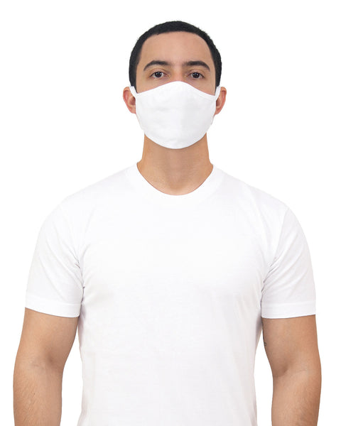Gildan Cotton Everyday Mask - Adult, White