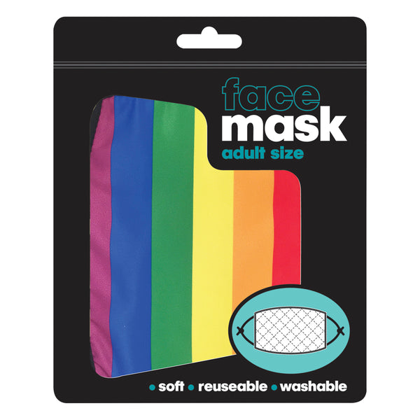Rainbow Adjustable Face Mask